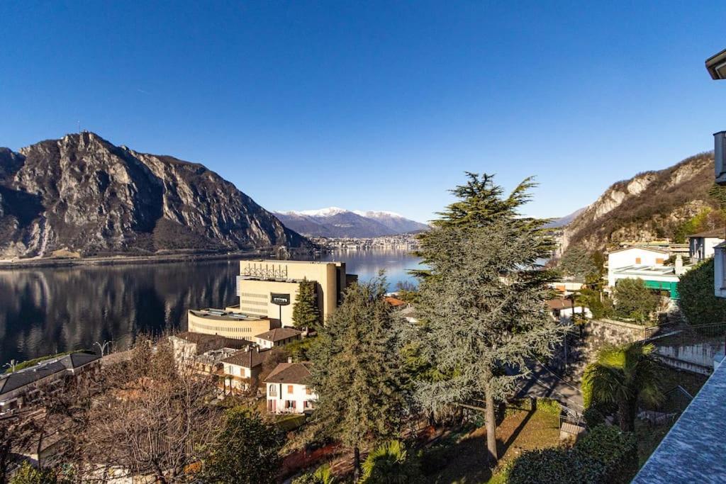 Wraparound Lake Views Bellavista Residence Campione dʼItalia Dış mekan fotoğraf